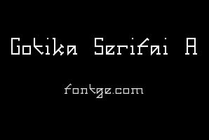 Gotika Serifai A