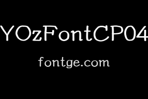 YOzFontCP04